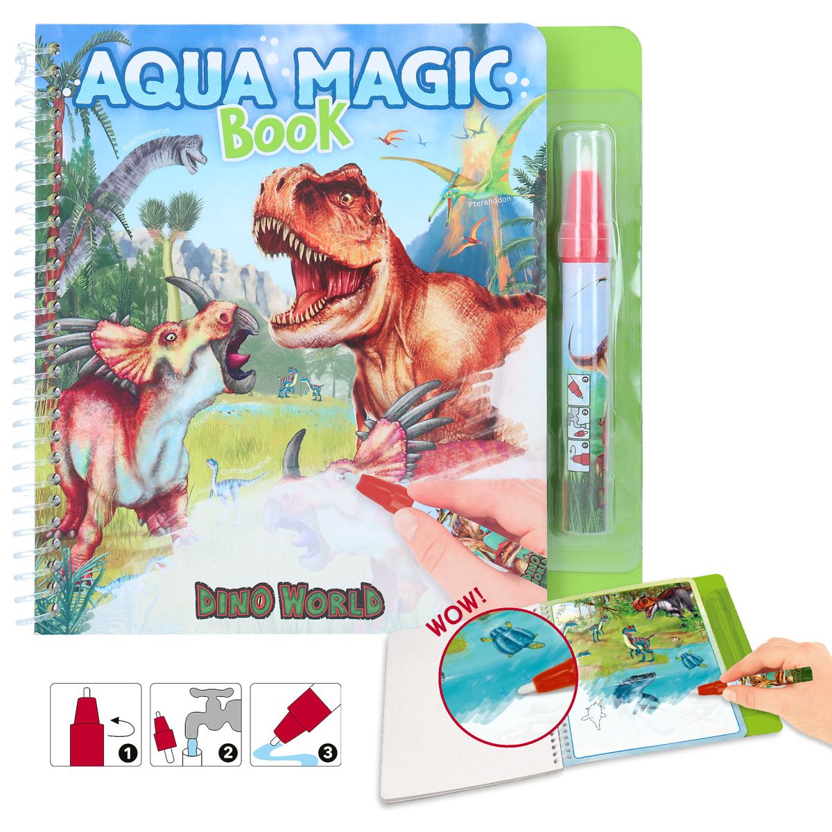Aktivitesbok Aqua Magic Dino World
