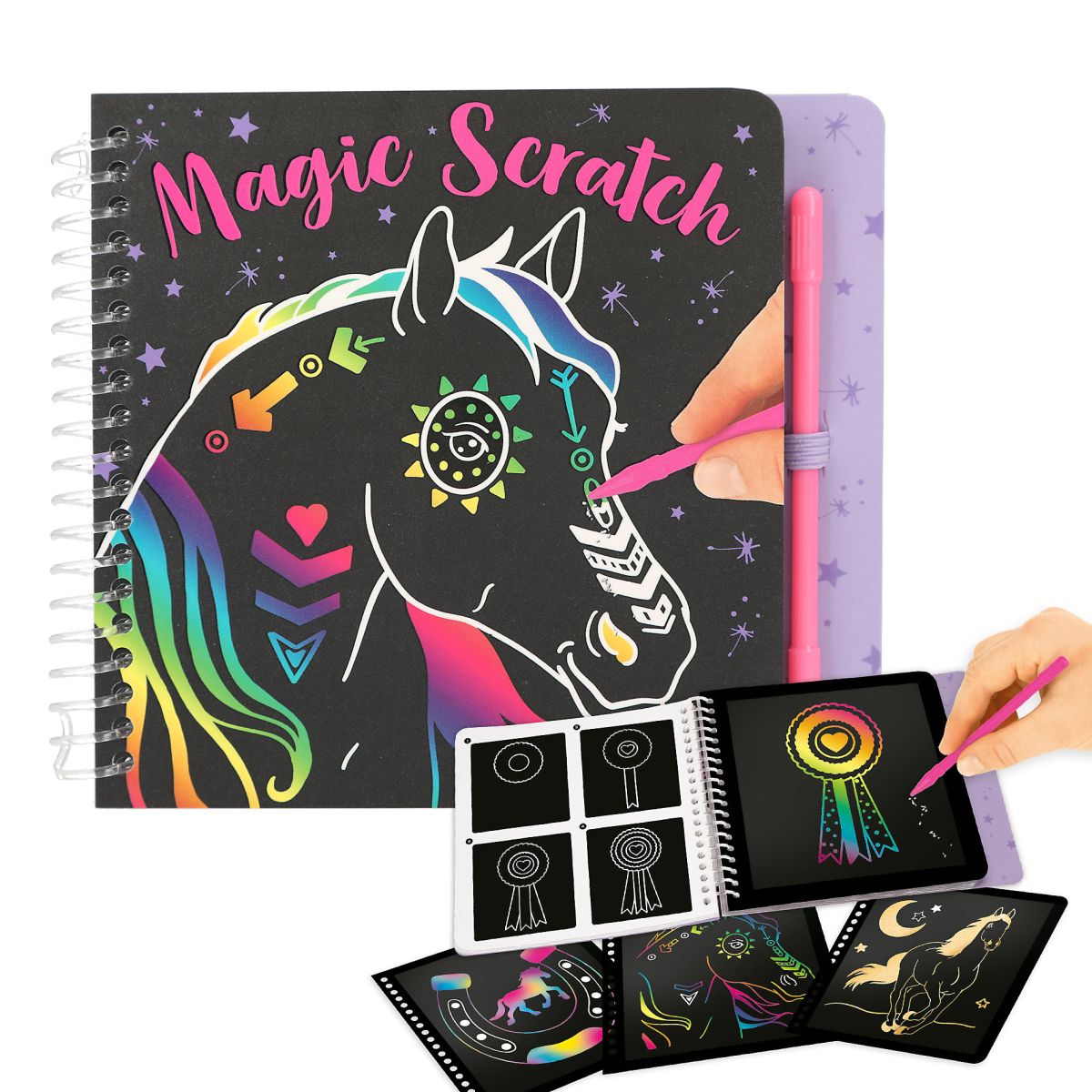 Aktivitetsbok Mini  "Magic Scratch"  Miss Melody