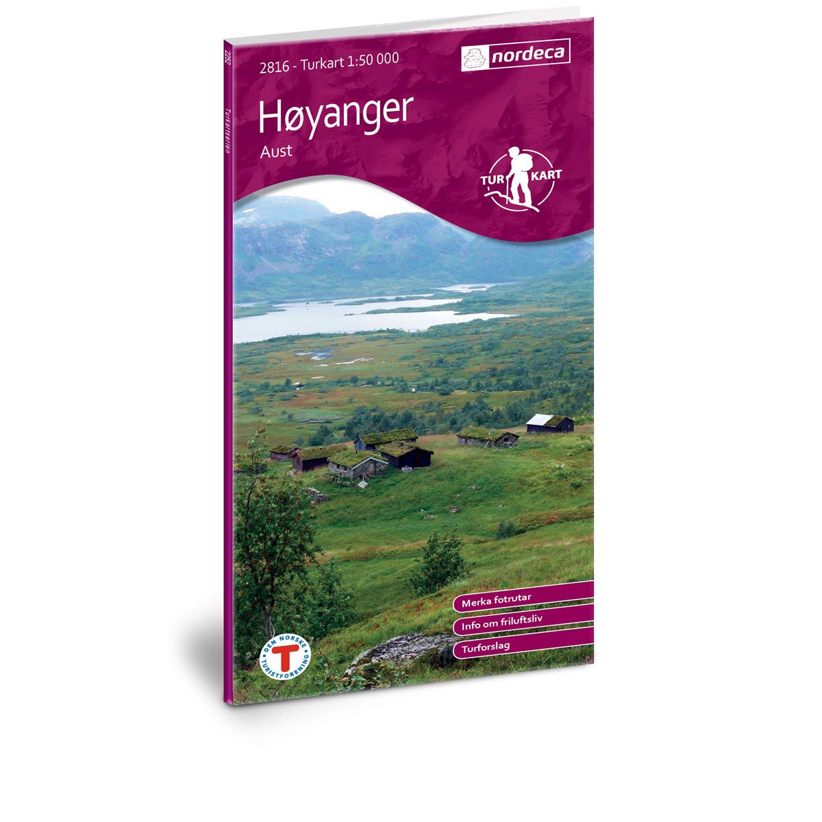 Høyanger Aust - Turkart 1: 50 000