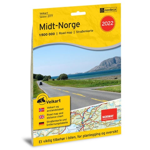 Veikart Midt-Norge - Veikart Norge