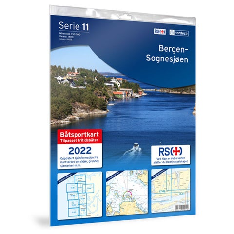 11-Bergen-Sognesjøen - Båtsportkart