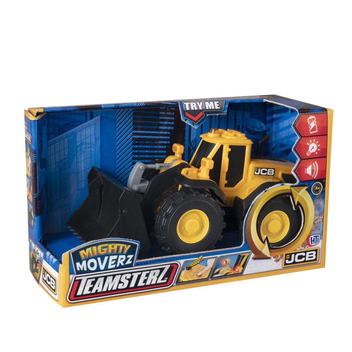 Teamsterz JCB Hjullaster m/lyd og lys (27cm)