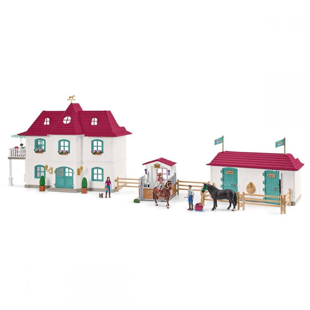 Schleich hus og stall