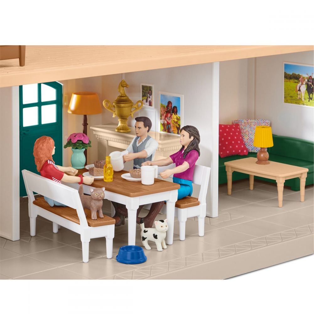 Schleich hus og stall
