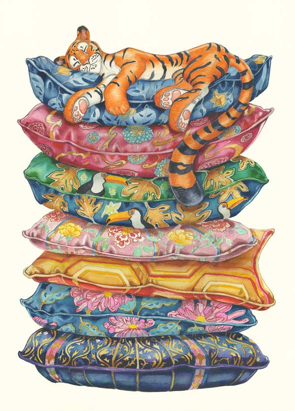 Kort DM Collection Tiger asleep