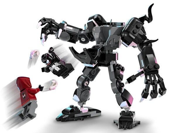 Lego Venom-robot mot Miles Morales 76276