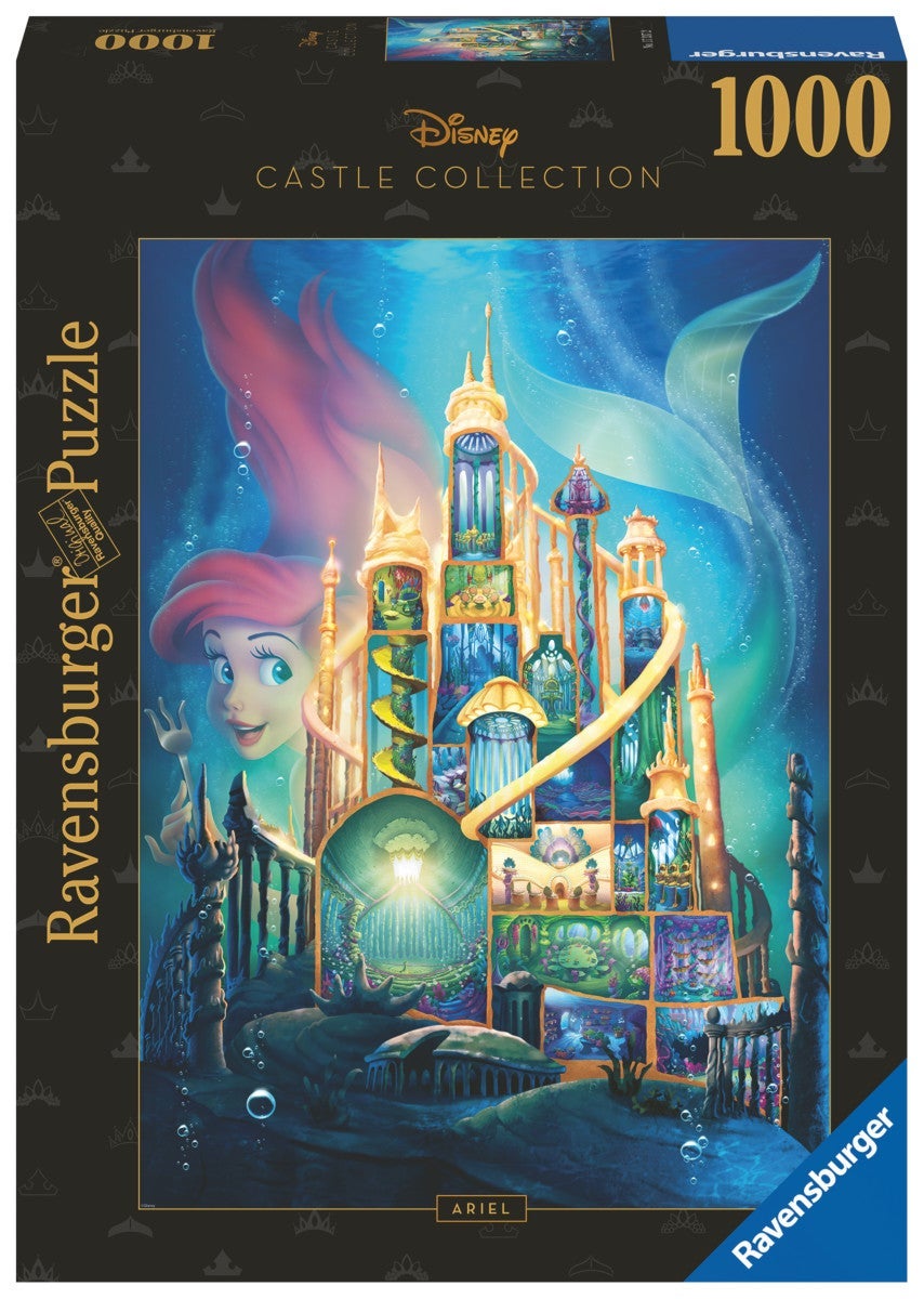 Puslespill 1000 Disney Ariel Slott Ravensburger