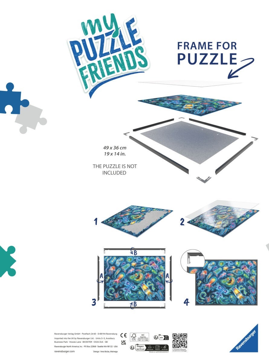Ramme til 1000b puslespill Ravensburger