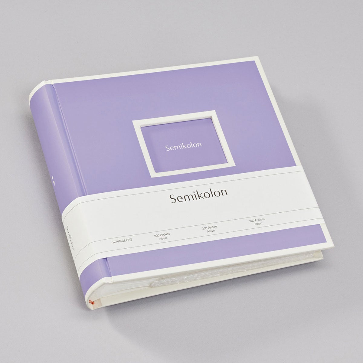 Photo Album 200 Pockets Lilac Silk