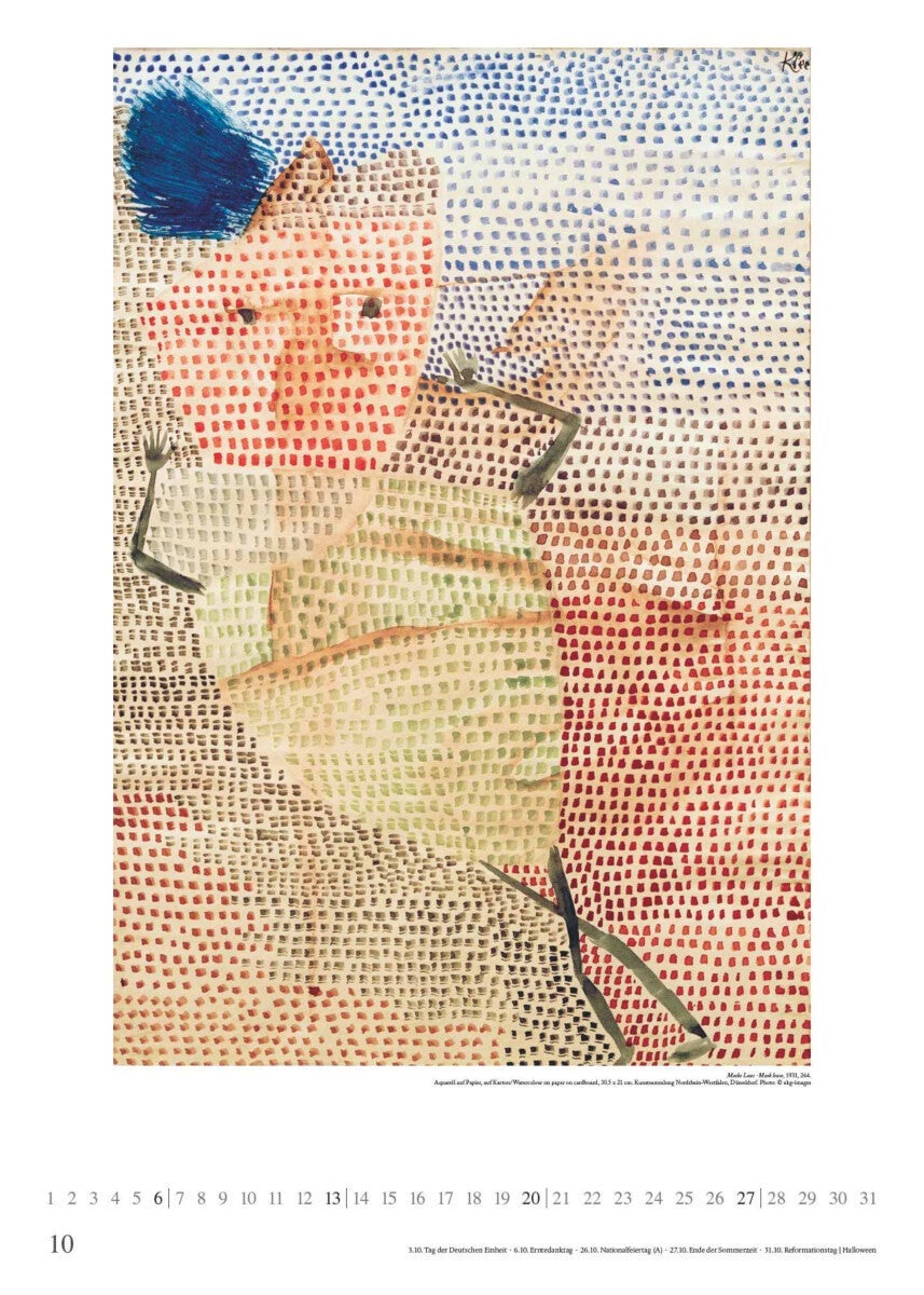 Kalender 2024 Paul Klee 50x70cm