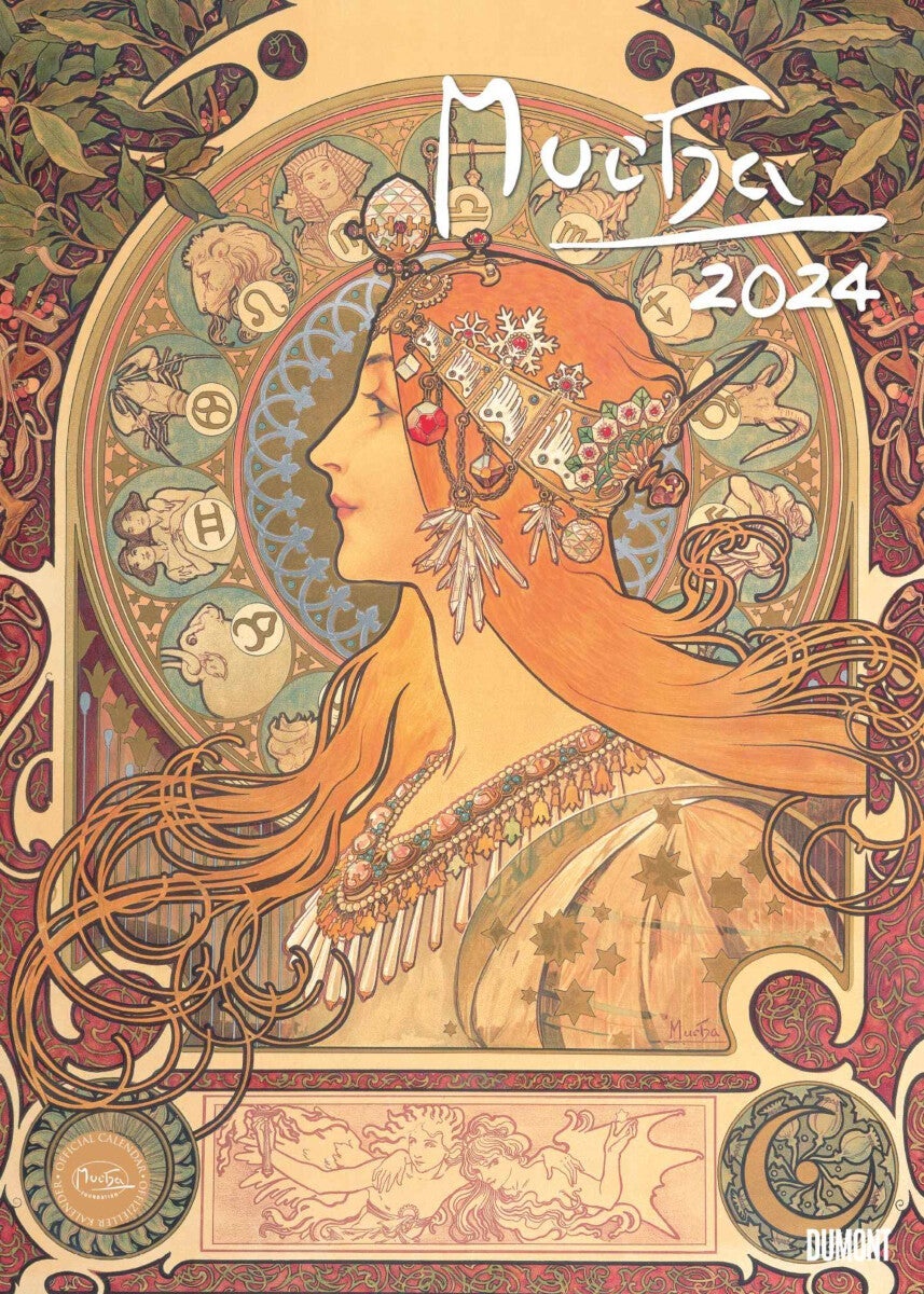 Kalender 2024 Mucha 50x70cm