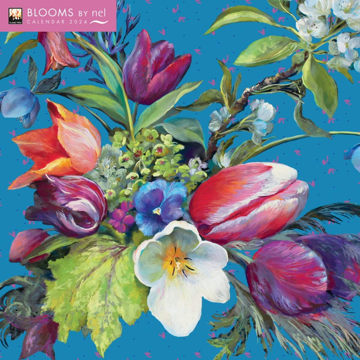 Kalender 2024 Blooms 30x30cm