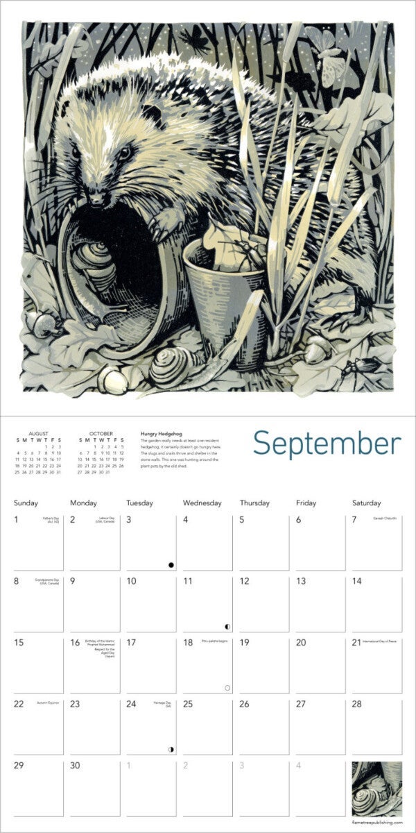 Kalender 2024 M Truefitt Baker 30x30cm