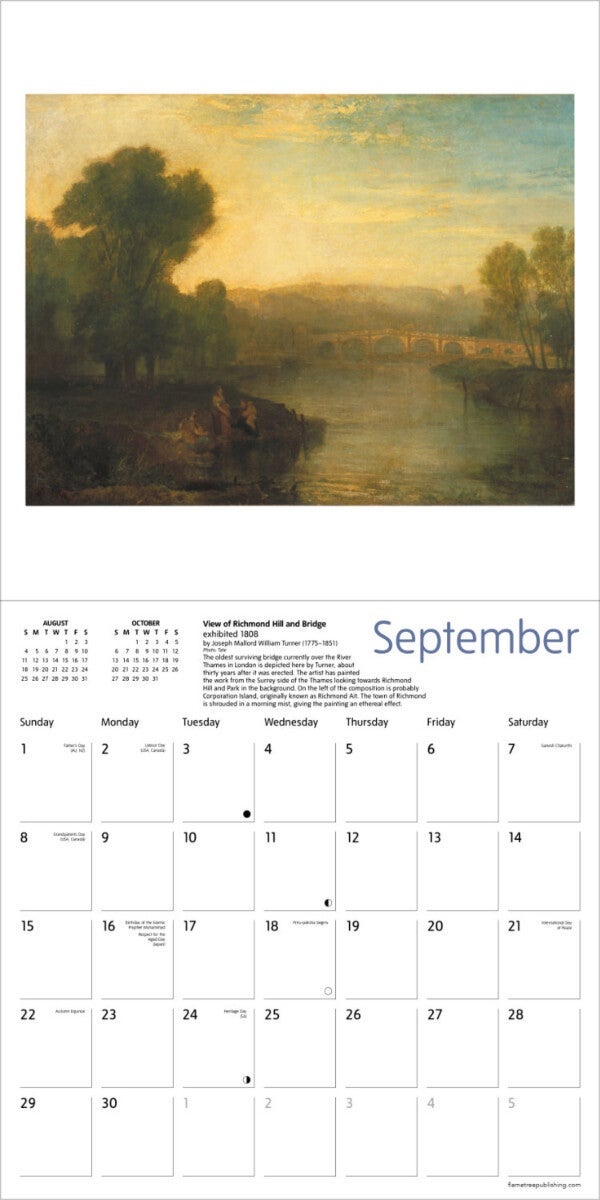 Kalender 2024 Br Landscapes 30x30cm