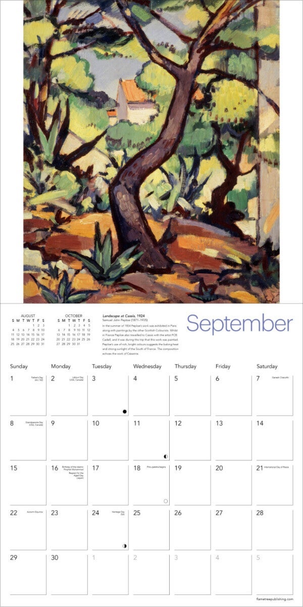 Kalender 2024 Scottish 30x30cm