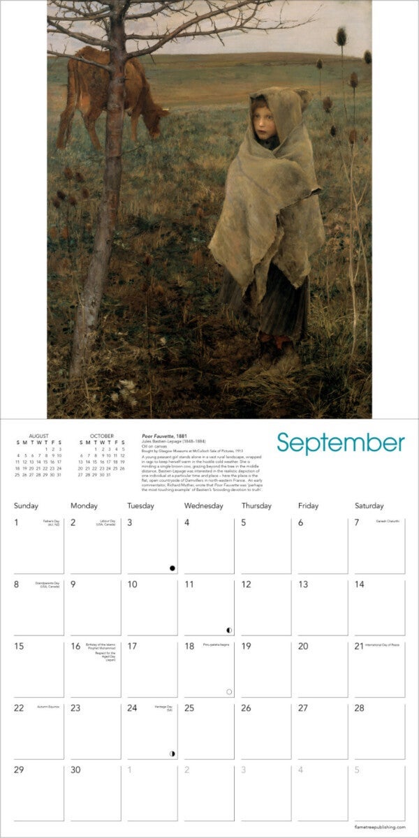 Kalender 2024 Glasgow Museums 30x30cm