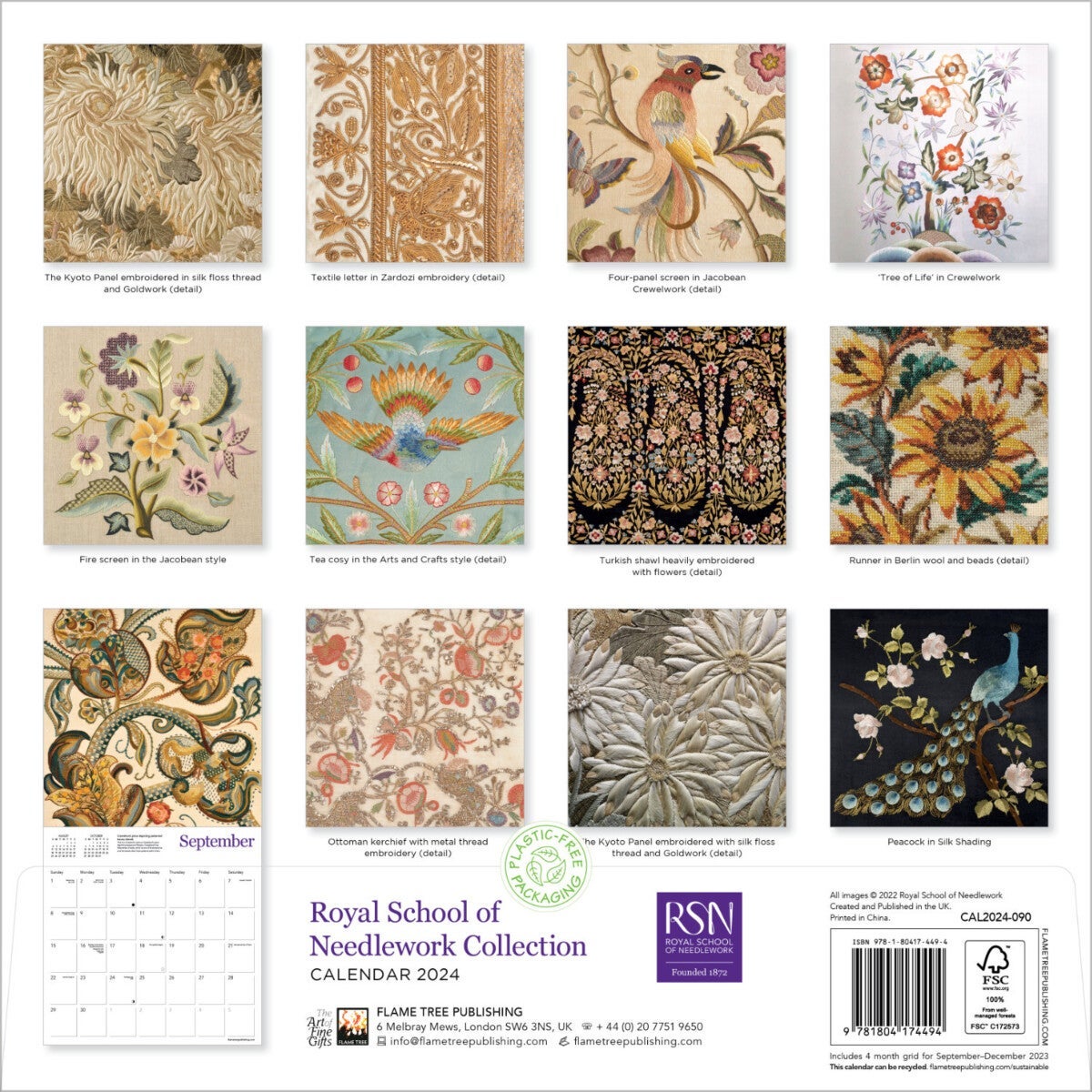 Kalender 2024 Needlework 30x30cm