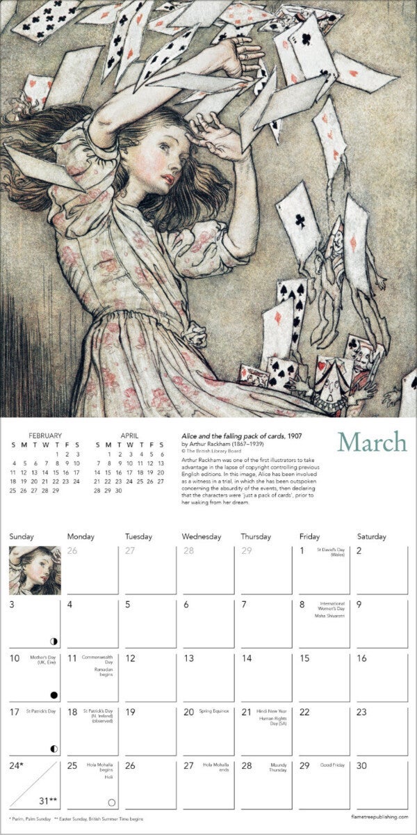 Kalender 2024 Alice 18x18cm