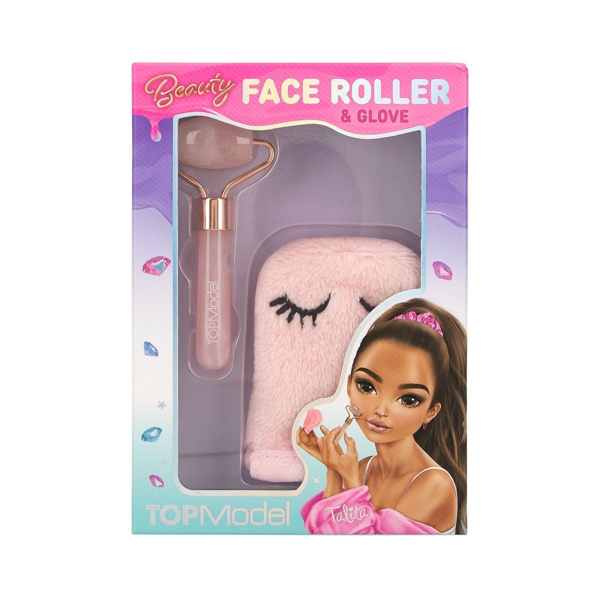 Mini Face Roller Sett Rosenkvarts Beauty&Me Topmod