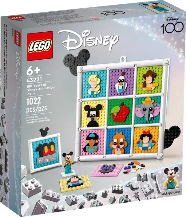 Lego Ikoner fra 100 år med Disney-animasjon 43221