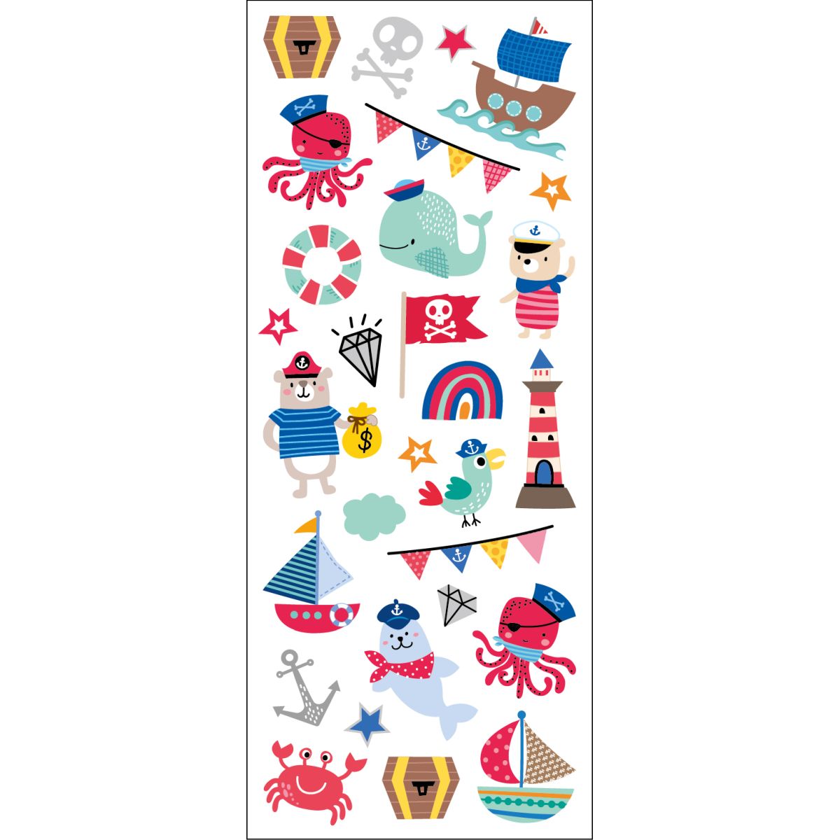 Stickers Sjørøver Tinka