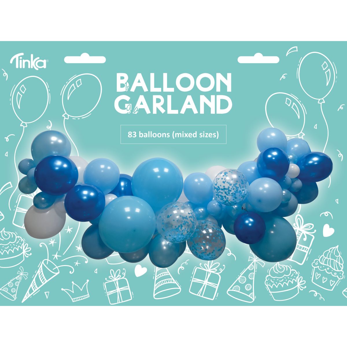 Ballongbue Blå 83 Stk Tinka