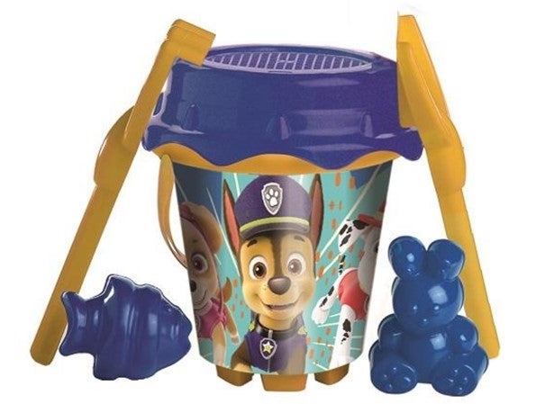 Bøtte m/spade, sil, rive, former Paw Patrol