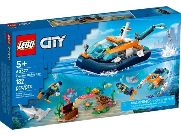 Lego Utforskere og dykkerbåt 60377