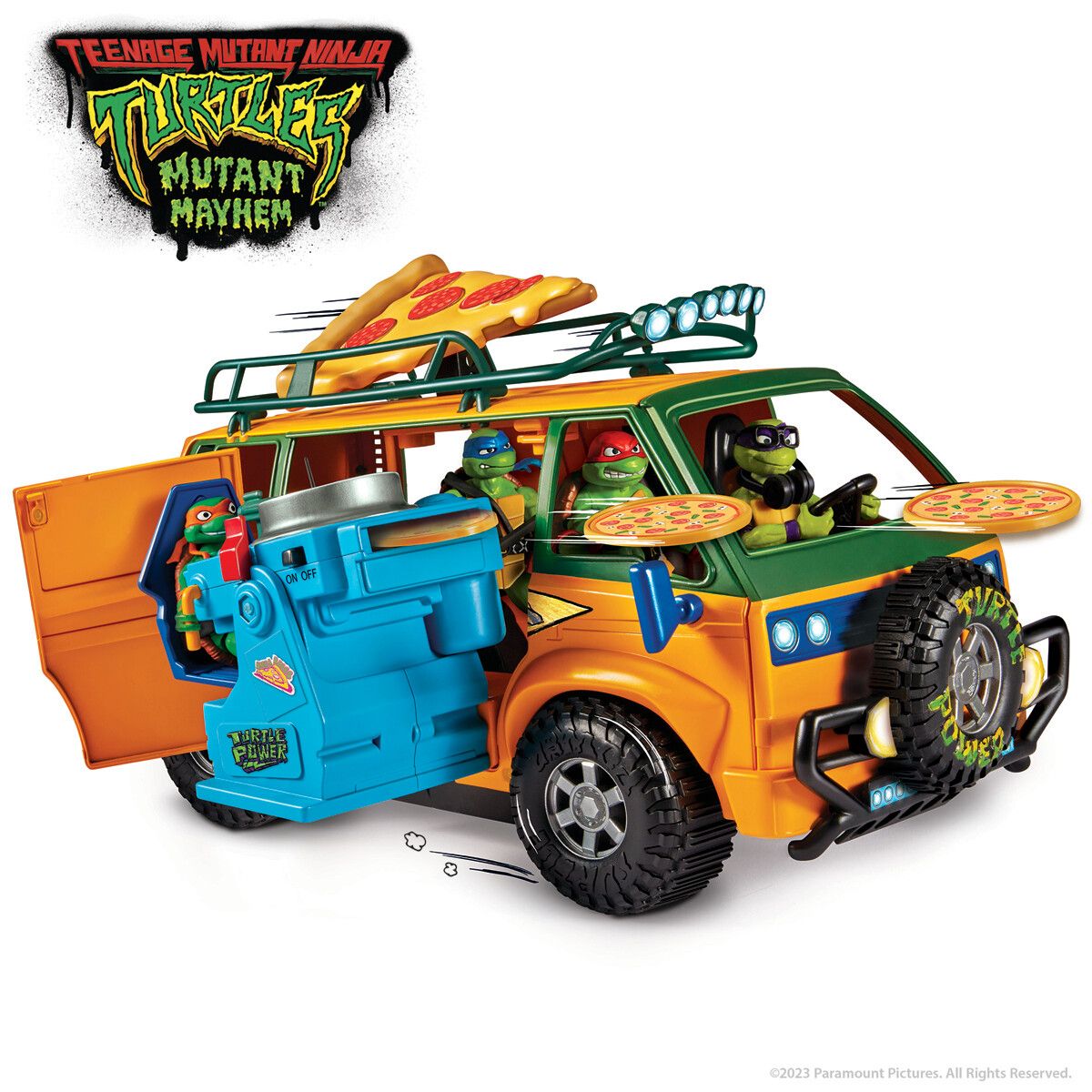 Turtles Mm Pizza Delivery Van