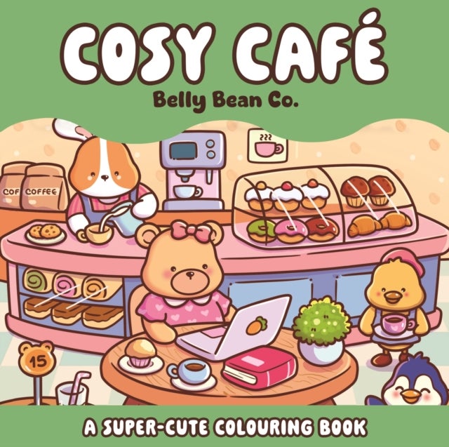 Cosy Cafe - A super-cute colouring book