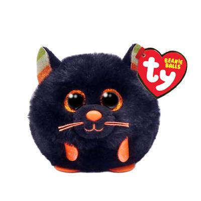 Bamse TY Mystic Cat Black Puff