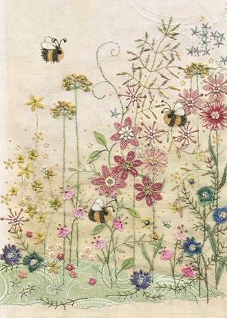 Doble kort 167x118 Amy`s Cards Bees Meadow