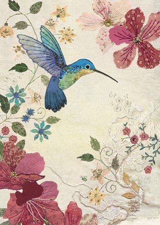 Doble kort 167x118 Amy`s Cards Azalea Hummingbird
