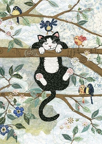 Doble kort 167x118 Amy`s Cards Tree Cat