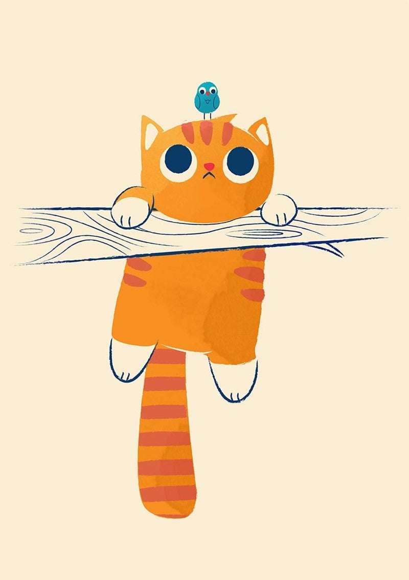 Dobbelt kort 12x17, Jay Fleck, Fat Cat, Little Bir