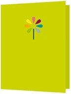 Dobbelt kort 85x125, blomst