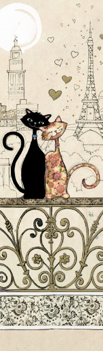 Bokmerke Bug Art kattpar Paris