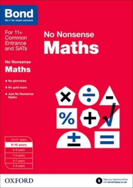 Bond: Maths: No Nonsense - 9-10 Years