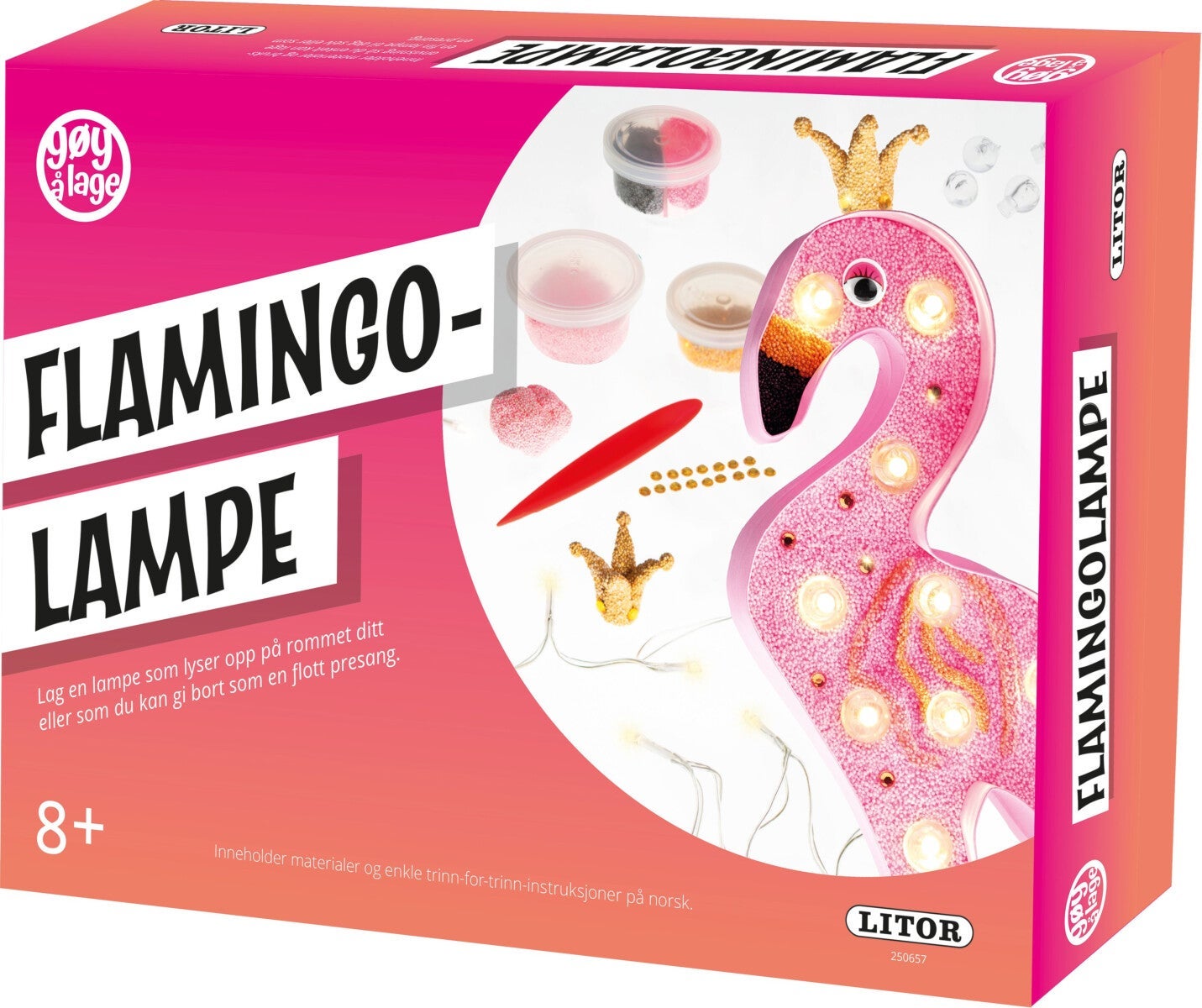 Hobbyeske Stor Flamingolampe