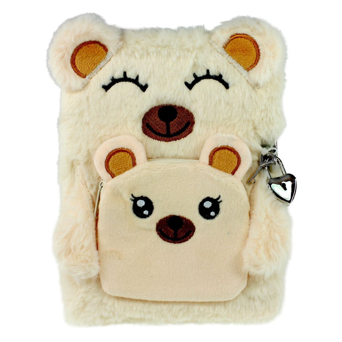 Dagbok Plysj Bamse m/pung Tinka