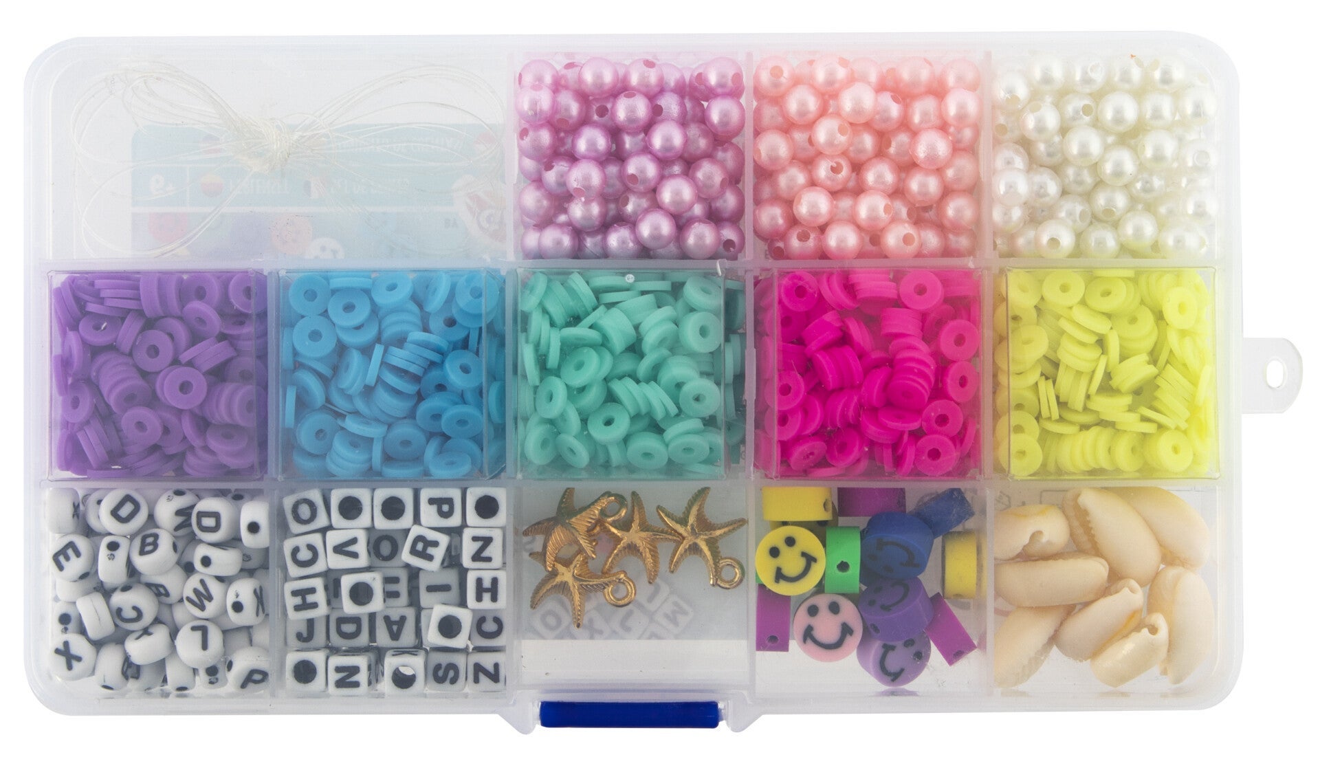 Perlesett Heishi i Boks 13 Perler ass
