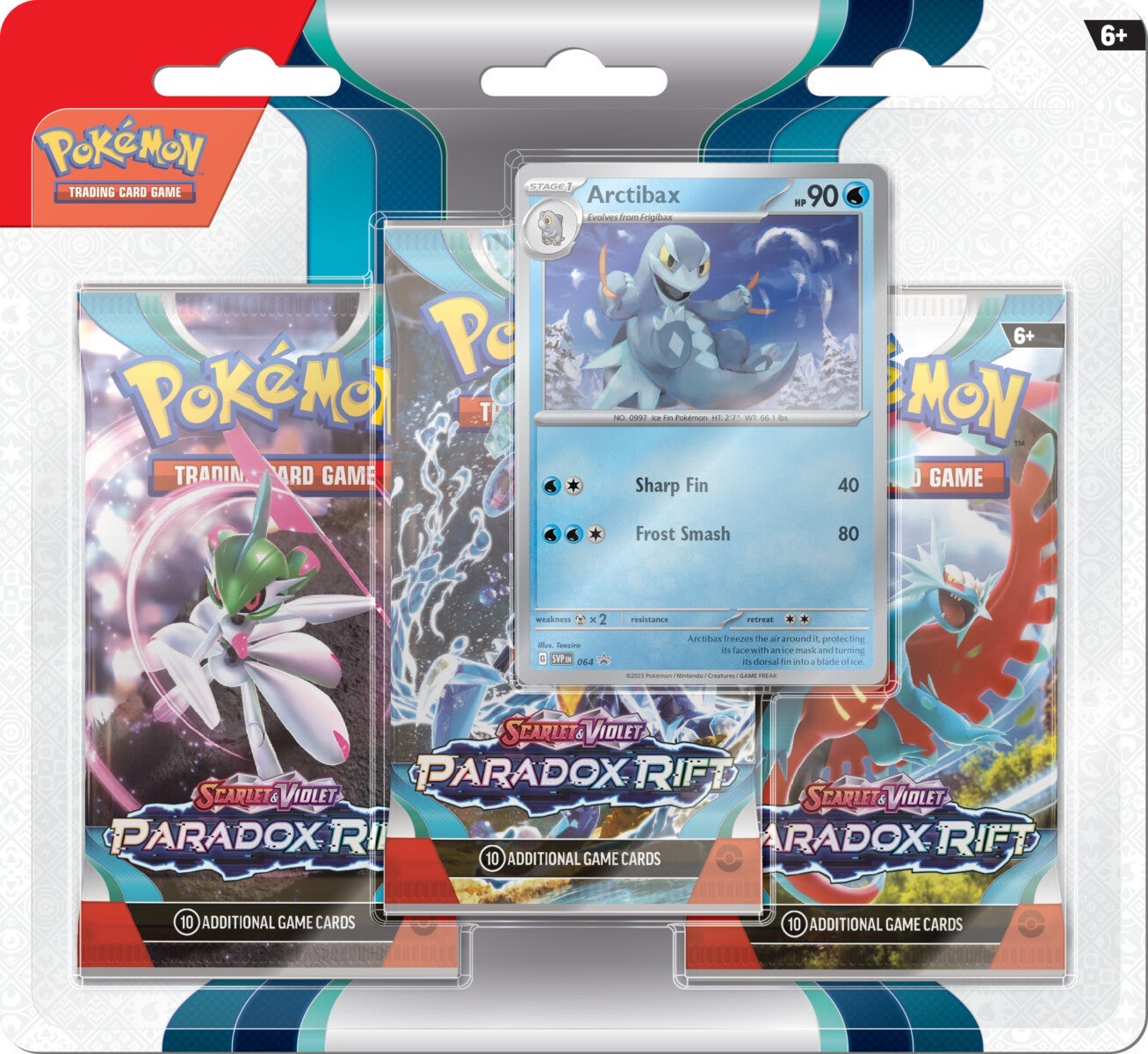 Pokemon SV4 Paradox Rift Blister 3pk - Scarlet & Violet
