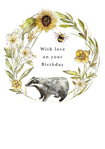 Kort Lamb Little Badger Wreath