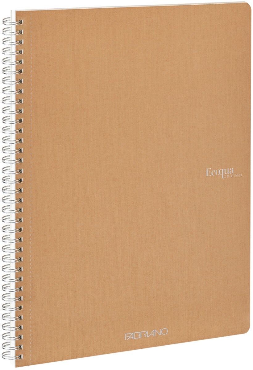 Notatbok EcoQua Original Spiral A4 Linjert Brun - Stiftet