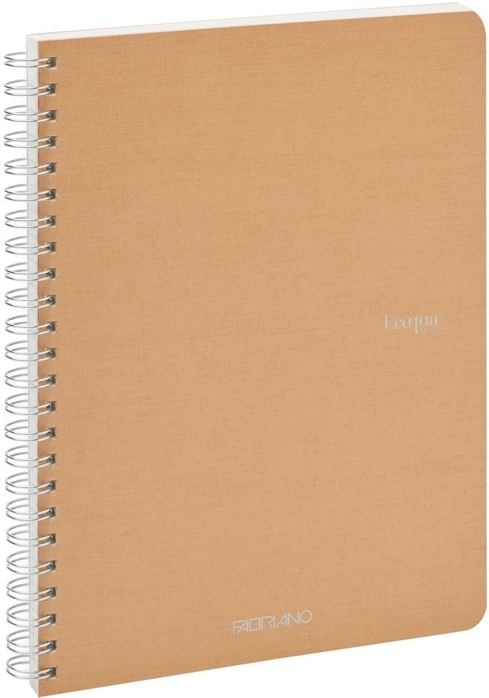 Notatbok EcoQua Original Spiral A5 Linjert Brun - Stiftet