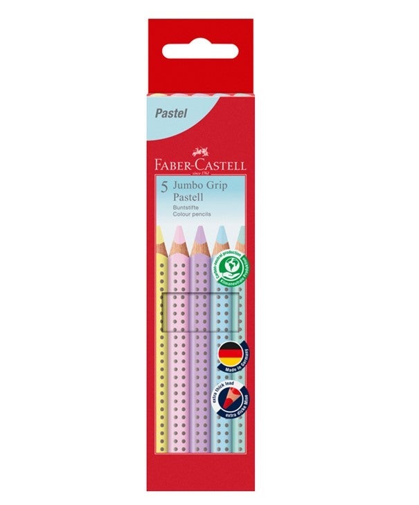 Fargeblyant Pastell Jumbo Grip 5 Pk