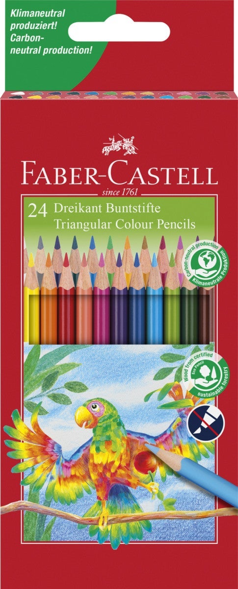Fargeblyant Trekantet 24 Pk