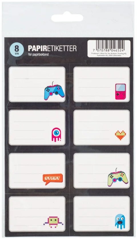 Boketiketter Gaming