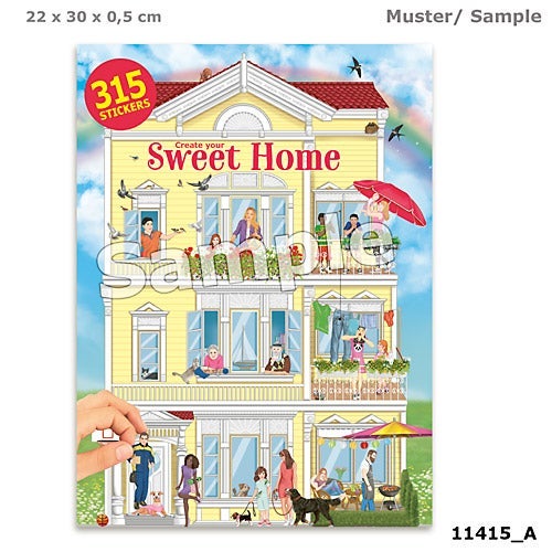 Aktivitetsbok Sweet Home Creative Studio