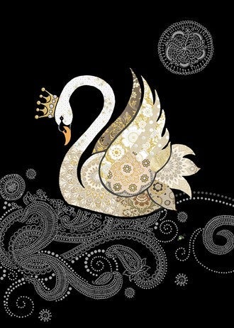 Doble kort 167x118 Jewels Swan